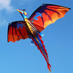 New 3D Dragon Kite With Tail Kites For Adult Kites Flying Outdoor 100m Kite Line