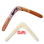 Kangaroo Handmade Wooden Boomerang Fun Outdoor Game Sports Throw