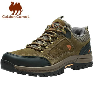 GOLDEN CAMEL Hiking Shoes Outdoor Male Sneakers Waterproof Tactical Trekking Shoes for Men Autumn New Climbing Camping Non-slip