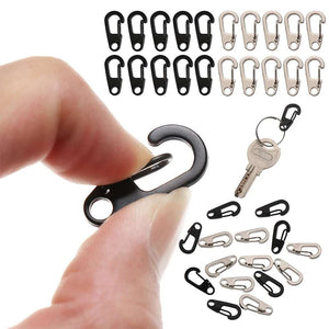 D-Ring Key Chain Spring Clips