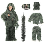 Tactical Children Kids Ghillie Suit Camo Camouflage Forest 3D Suits Airsoft Military Boys Girls Paintball CS War Game Clothes