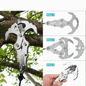 Multifunctional  Folding Grappling Hook