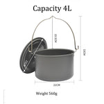 Outdoor Large Bonfire Tripod Camping Cookwer Hanging Pot Bracket Foldable Portable Campfire Picnic BBQ Grill Tool Cook Stand