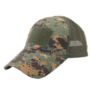 Men Breathable Camouflage Tactical Army Fishing Camping Hiking Hat Camo Baseball Cap Running Sports Caps