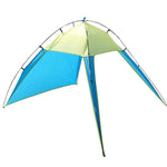 Outdoor Canopy Beach Shelter Sun Shade Tent Lightweight Anti-UV Waterproof Tent Sun Shade For Fishing Camping Picnic Travel