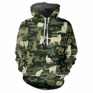 Jungle Camouflage 3d Printed Hoodie Spring Autumn Street Sweatshirt Loose Casual Outdoor Sports Top Kids Classic Camo Hoodies