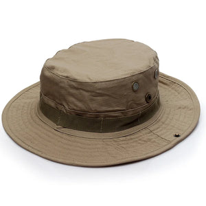 Outdoor Bucket Hat Camouflage Boonie Hat Thicken Fisherman Hat Airsoft Hunting Hiking Climbing Camping caps AF056