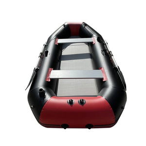 Solarmarine 3 Person 2.3m PVC Inflatable Boat Fishing Kayak Air Floor Dinghy with Paddles And Pump For Outdoor Fishing Sailing