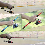 Fishing Pole Set Full Kits With Telescopic Fishing Rod