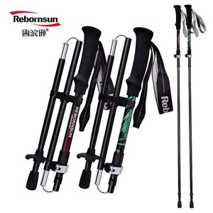 Foldable Carbon Fiber & Aluminum Alloy Walking Sticks