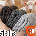 Socks Wool Male Women Socks Super Thicker Solid Socks Merino Wool Socks