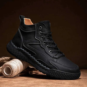 Men Autumn Winter Men Ankle Snow Boots Optional Plush