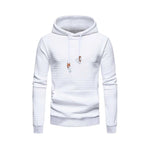 New men's hooded pullover fall casual Slim long-sleeved warm men's sweater knit sweater loose tops outdoor sports men's clothing