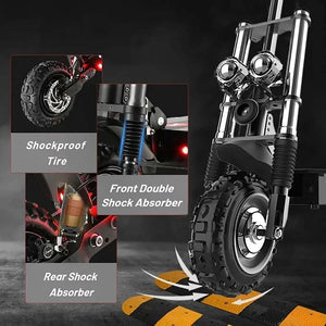 48V-72V 1200W-6000W Electric Scooter 55-85km/