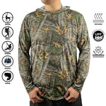 Fishing Shirt Hooded Long Sleeve Uv Protection Man Outdoor Camouflage Moisture Wicking Jersey Fishing Apparel