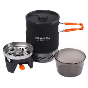 Fire Maple Star X1 Camping Stoves Outdoor Hiking Cooking System With Stove Heat Exchanger Pot Bowl Portable Gas Burners FMS-X1