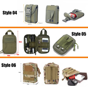 Tactical Bags Molle Pouches Gear Waist Bag Men Phone Pouch Camping Hunting Accessories Belt Fanny Pack EDC Pack