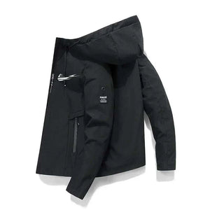 windproof zipper jacket casual high quality hooded baseball jacket outdoor sports jacket