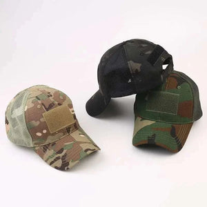 Men Breathable Camouflage Tactical Army Fishing Camping Hiking Hat Camo Baseball Cap Running Sports Caps