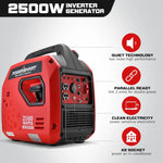 2500-Watt Gas Powered Portable Inverter Generator, Super Quiet for Camping, Tailgating, Home Emergency Use, CARB Compliant