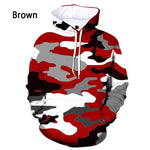 3D Camouflage Printing Hoodies For Men Military Tracksuits Children Fashion Streetwear Jackets Unisex Winter Hooded Sweatshirts