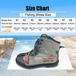 Fly Fishing Waders Outdoor Hunting Wading Boots Upstream Anti-Slippery Felt or Rubber Sole Rock Fishing Shoes The Fishing Outfit