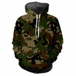 Jungle Camouflage 3d Printed Hoodie Spring Autumn Street Sweatshirt Loose Casual Outdoor Sports Top Kids Classic Camo Hoodies