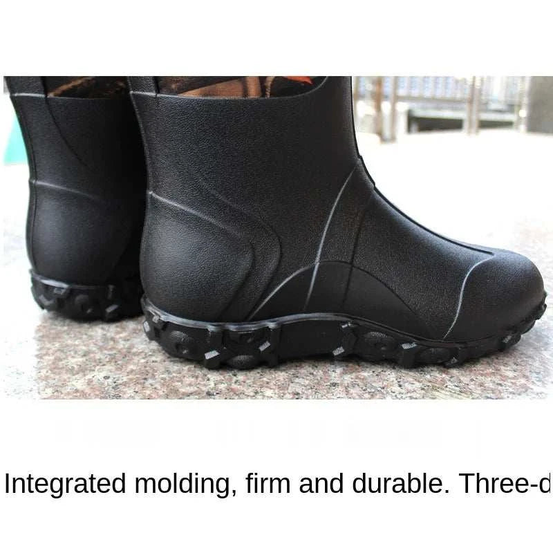 Outdoor Deep Forest Boots Snow Boots Fashion Boots Rain Boots Fishing Car Wash Shoes