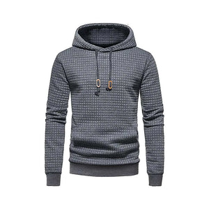 New men's hooded pullover fall casual Slim long-sleeved warm men's sweater knit sweater loose tops outdoor sports men's clothing