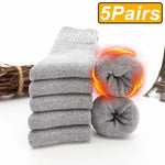 Socks Wool Male Women Socks Super Thicker Solid Socks Merino Wool Socks