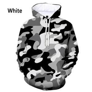 3D Camouflage Printing Hoodies For Men Military Tracksuits Children Fashion Streetwear Jackets Unisex Winter Hooded Sweatshirts