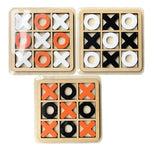 Camping Tic-Tac-Toe Game Mini Tabletop Wooden Board Game Competitive