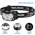 Rechageable Motion Sensor Headlight