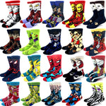 1 Pair New Arrival Marvel Anime Movie Women Men Socks Cotton Long Socks Men‘s Cosplay Calf Sock Personality Hip Hop Funny Socks