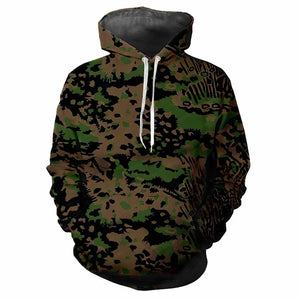 Jungle Camouflage 3d Printed Hoodie Spring Autumn Street Sweatshirt Loose Casual Outdoor Sports Top Kids Classic Camo Hoodies