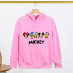 Arrives Mickey Mouse Cartoon Print Boys Girls Disney Hoodie Kids Pullover Hoodies Hot Game Hoodies Long Sleeve Sweatshirt