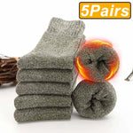 Socks Wool Male Women Socks Super Thicker Solid Socks Merino Wool Socks