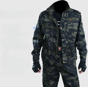 Wear-resistant camouflage suit