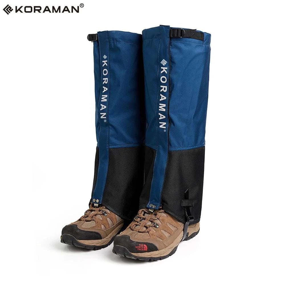 KORAMAN Waterproof Anti-Tear Nylon Snow Boot Leg Gaiters