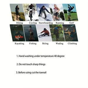 Waterproof Socks Breathable Outdoor Waterproof Hiking Wading Camping Winter Skiing Sock Riding Snow Warm Waterproof Socks